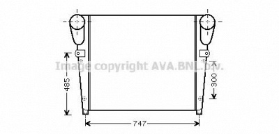 AVA QUALITY COOLING re4047 -  Интеркулер